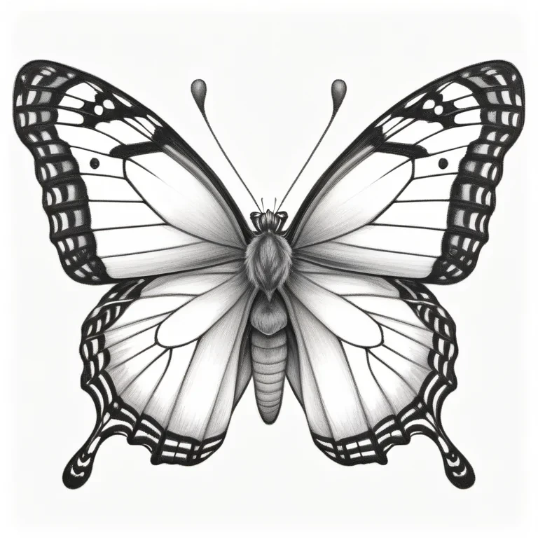 butterfly drawing picture