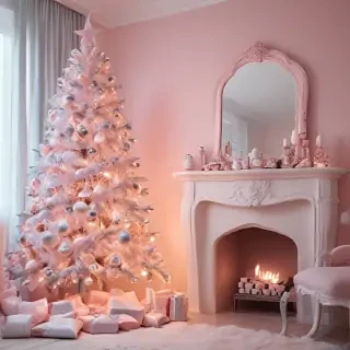 pastel aesthetic christmas wallpaper
