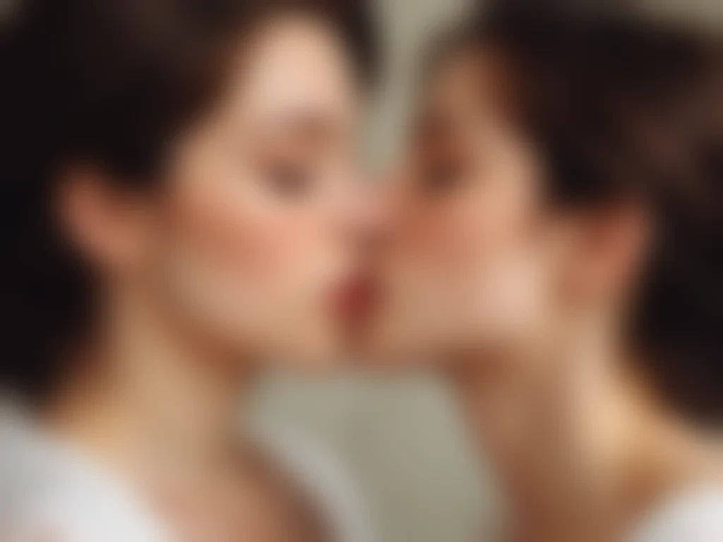 kissing aesthetic