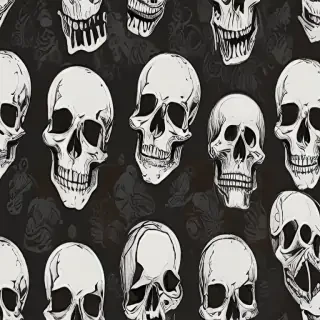 skull background