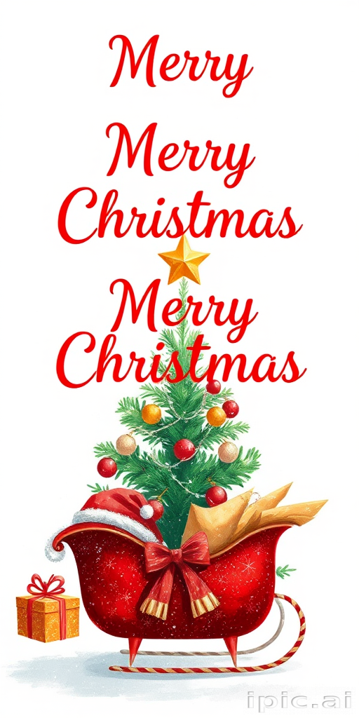 merry christmas png transparent