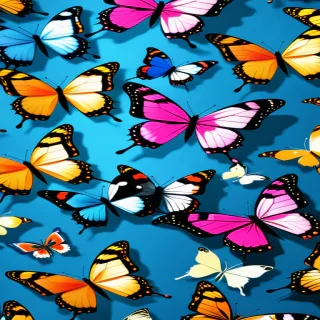 butterfly wall paper