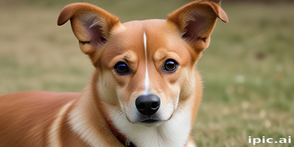A Playful and Adorable Dog Enjoying a Sunny Day Outdoors.