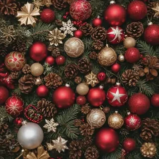christmas background aesthetic