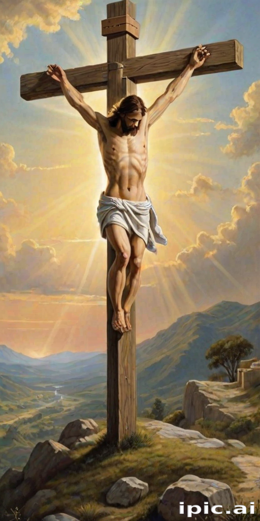 jesus on the cross pictures