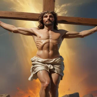 image of jesus on the cross