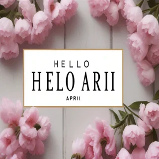 hello april images