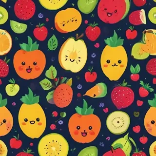 cute fruit backgrounds