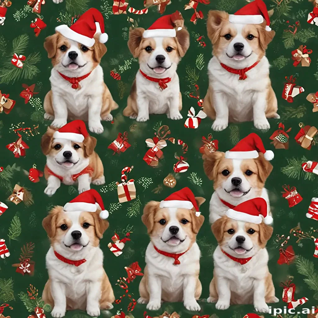cute christmas dogs