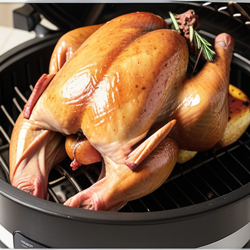 roasting a turkey in a nesco roaster