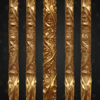 gold lines png