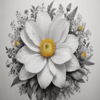 drawing pictures of flowers