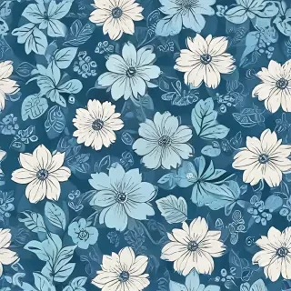 flower background blue