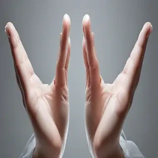 transparent prayer hands