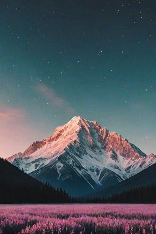 aesthetic mountain wallpaper