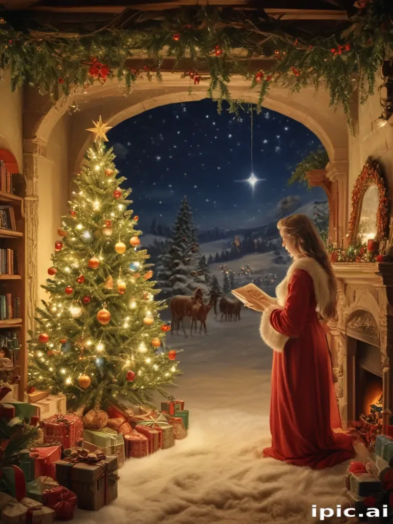 vintage christmas images to print