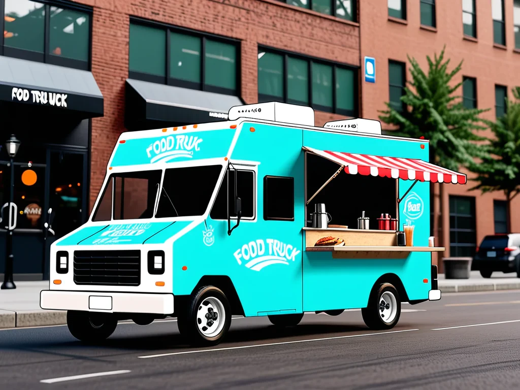 food truck mockup