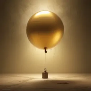 golden balloon