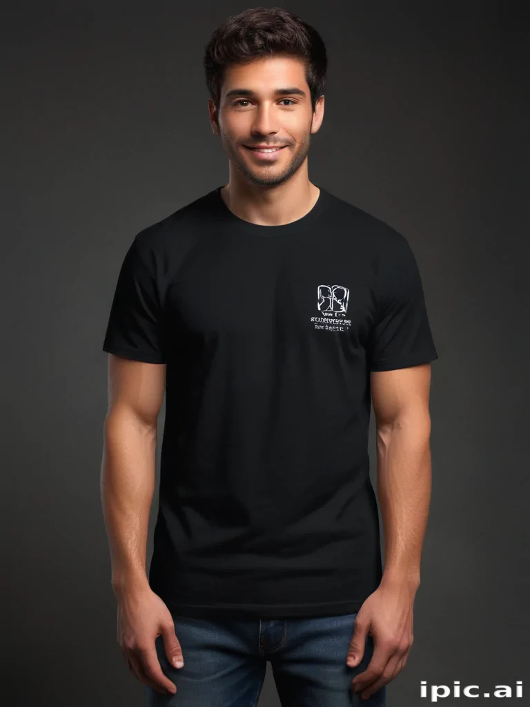 black tee png