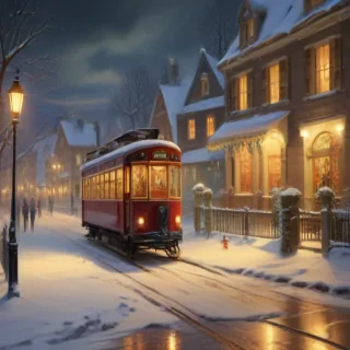 vintage christmas illustration