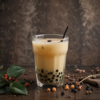 boba tea background