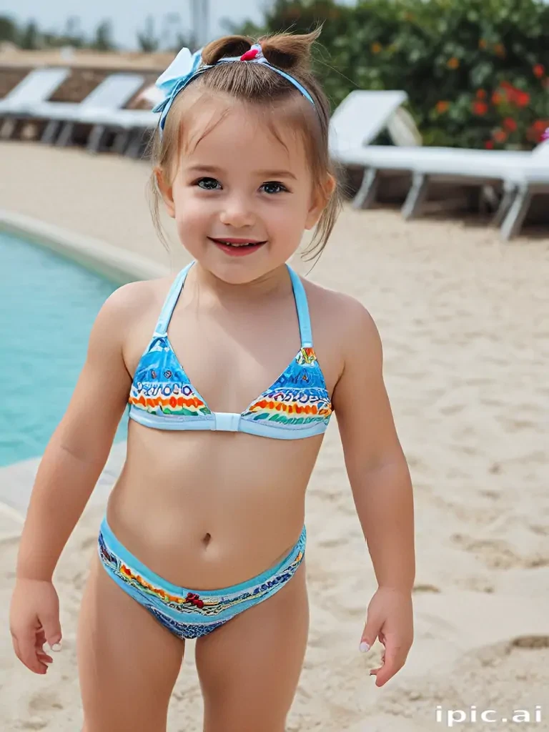 ai little girl in bikini