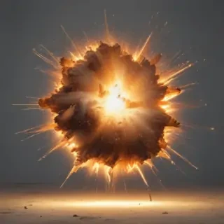 explosion transparent background