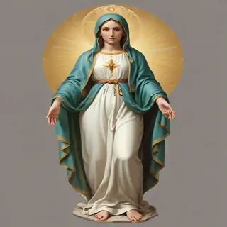 virgin mary clipart