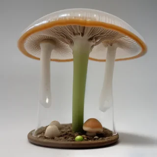 transparent mushroom