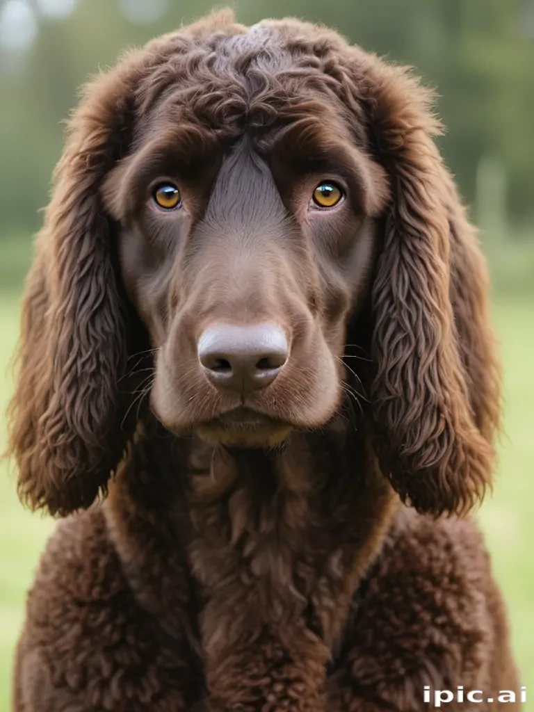 irish water spaniel