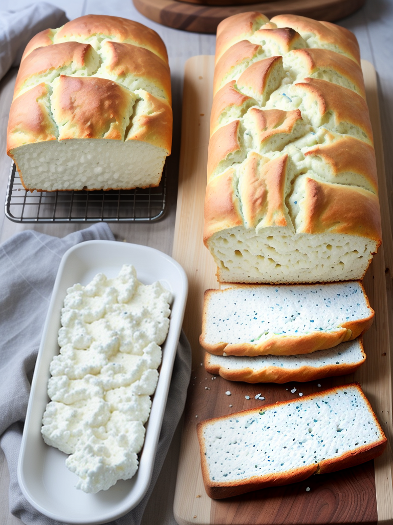 two ingredient cottage cheese bread
