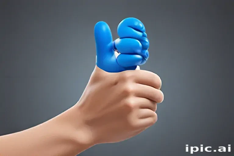 blue thumbs up emoji