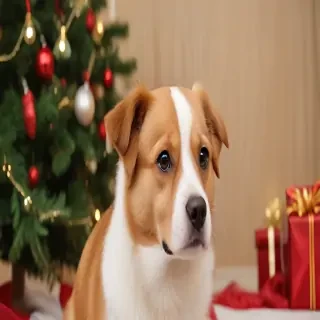 dog christmas backgrounds
