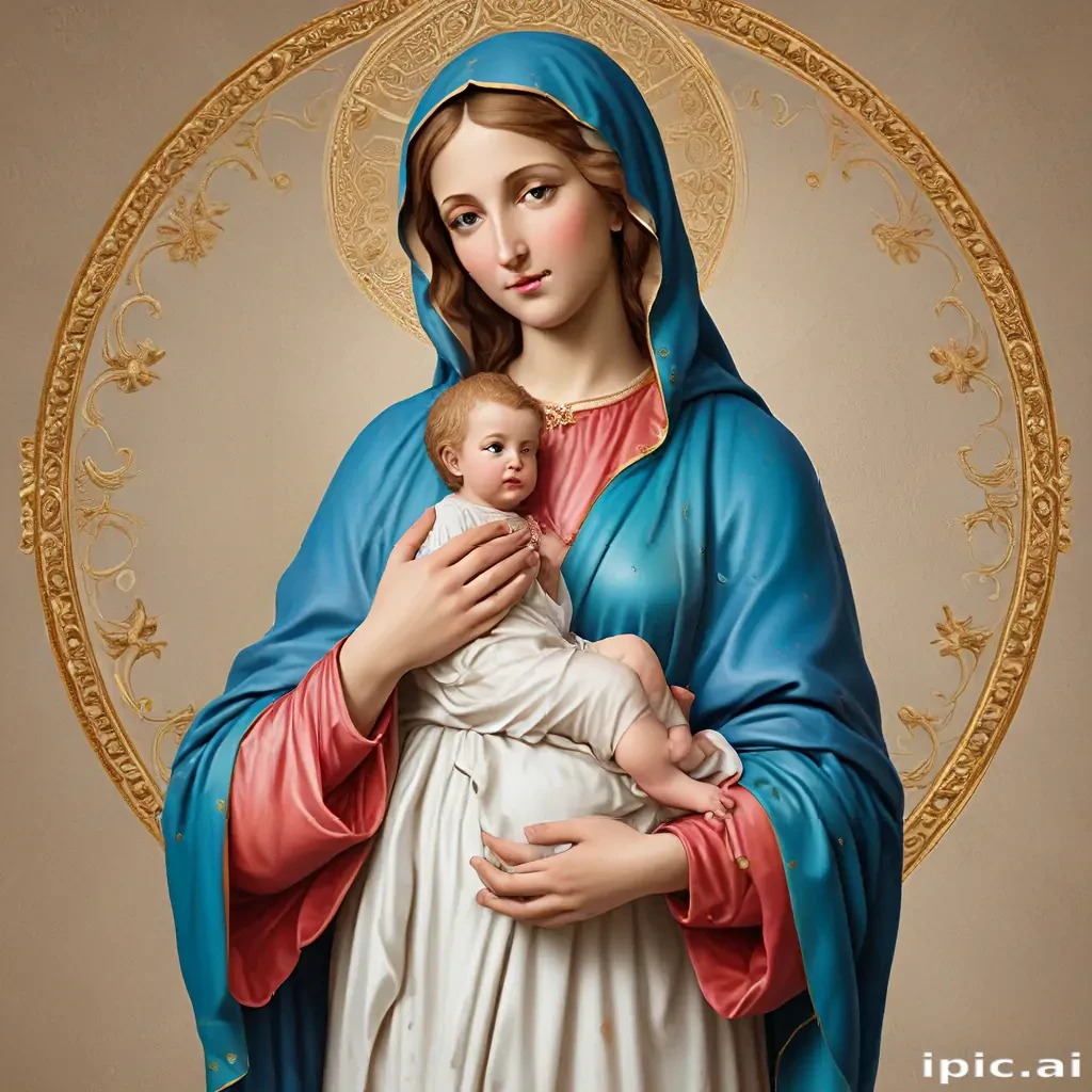 virgin mary clipart