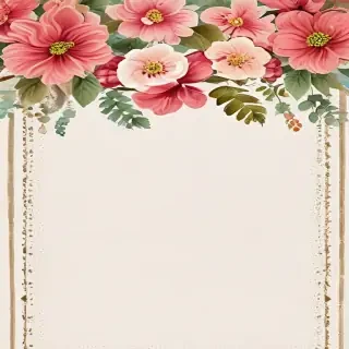 floral page borders