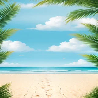 cute beach backgrounds