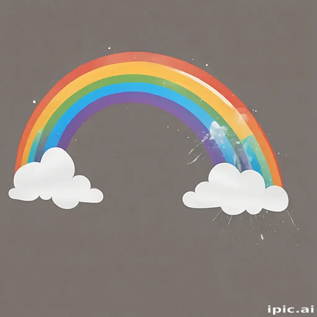 transparent background rainbow clipart