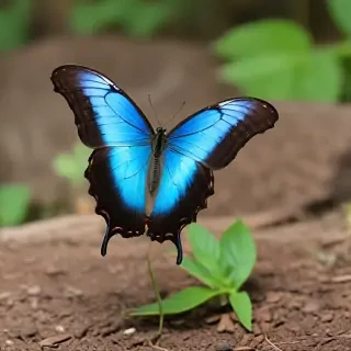 blue morpho butterfly