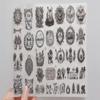 aesthetic transparent stickers