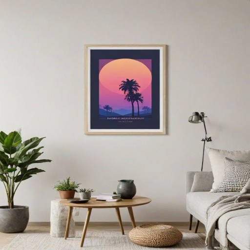 framed art mockup