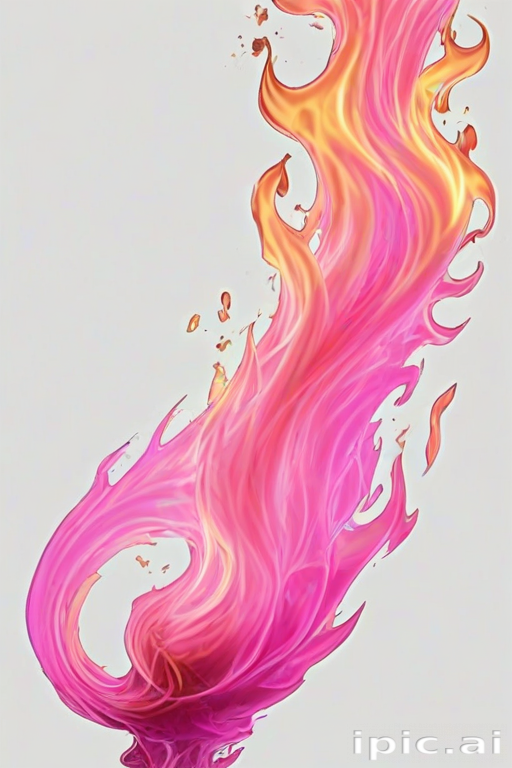 pink flames png