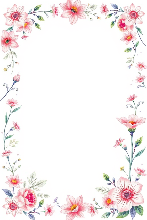 floral page borders
