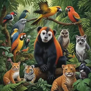 rainforest animals