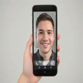 hold phone png