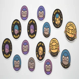 stickers mockup