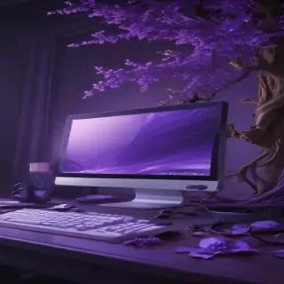 computer wallpaper purple