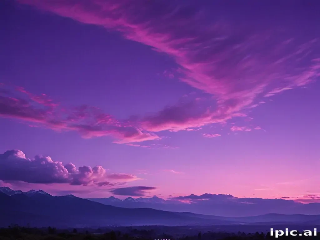 purple sky wallpaper