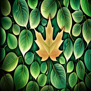 leaf wallpaper iphone
