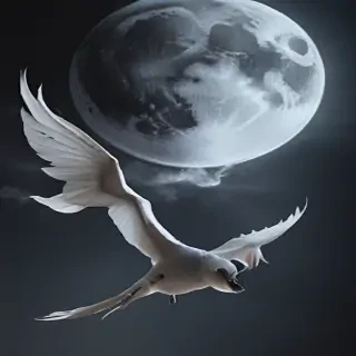 moon frawing