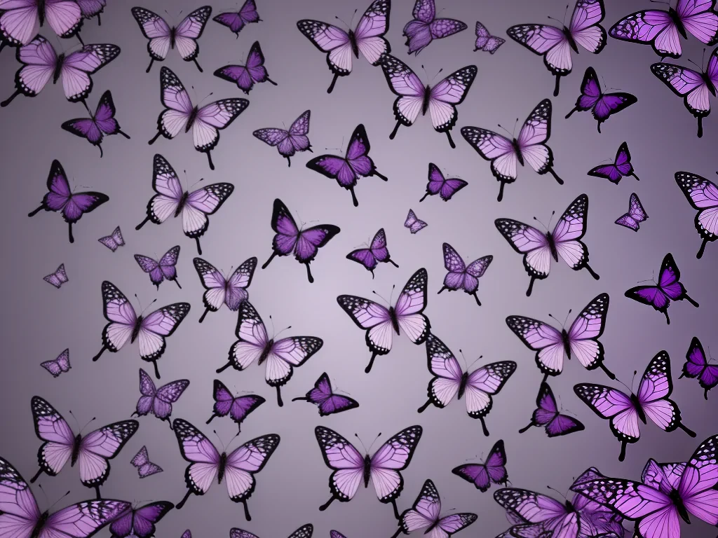 purple butterfly wallpaper